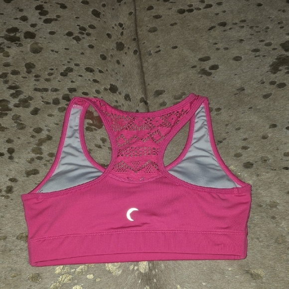 ZYIA Pink Racerback Sports Bra Intimates - Picture 2 of 3
